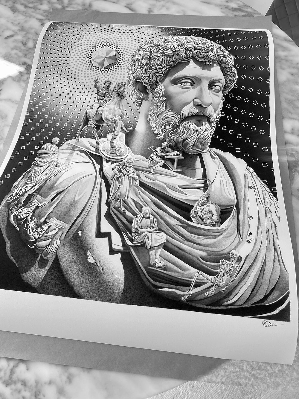 Marcus Aurelius - Fine Art Print - A1