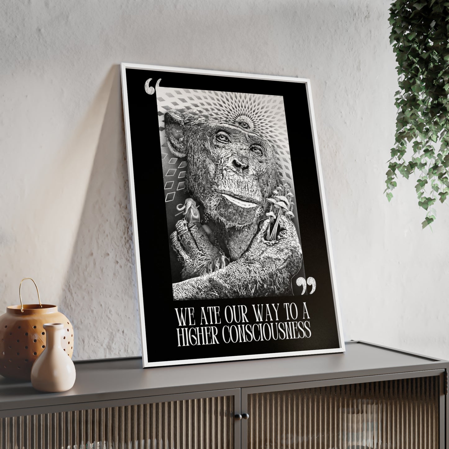 Stoned Ape Framed Poster - A4 to A1