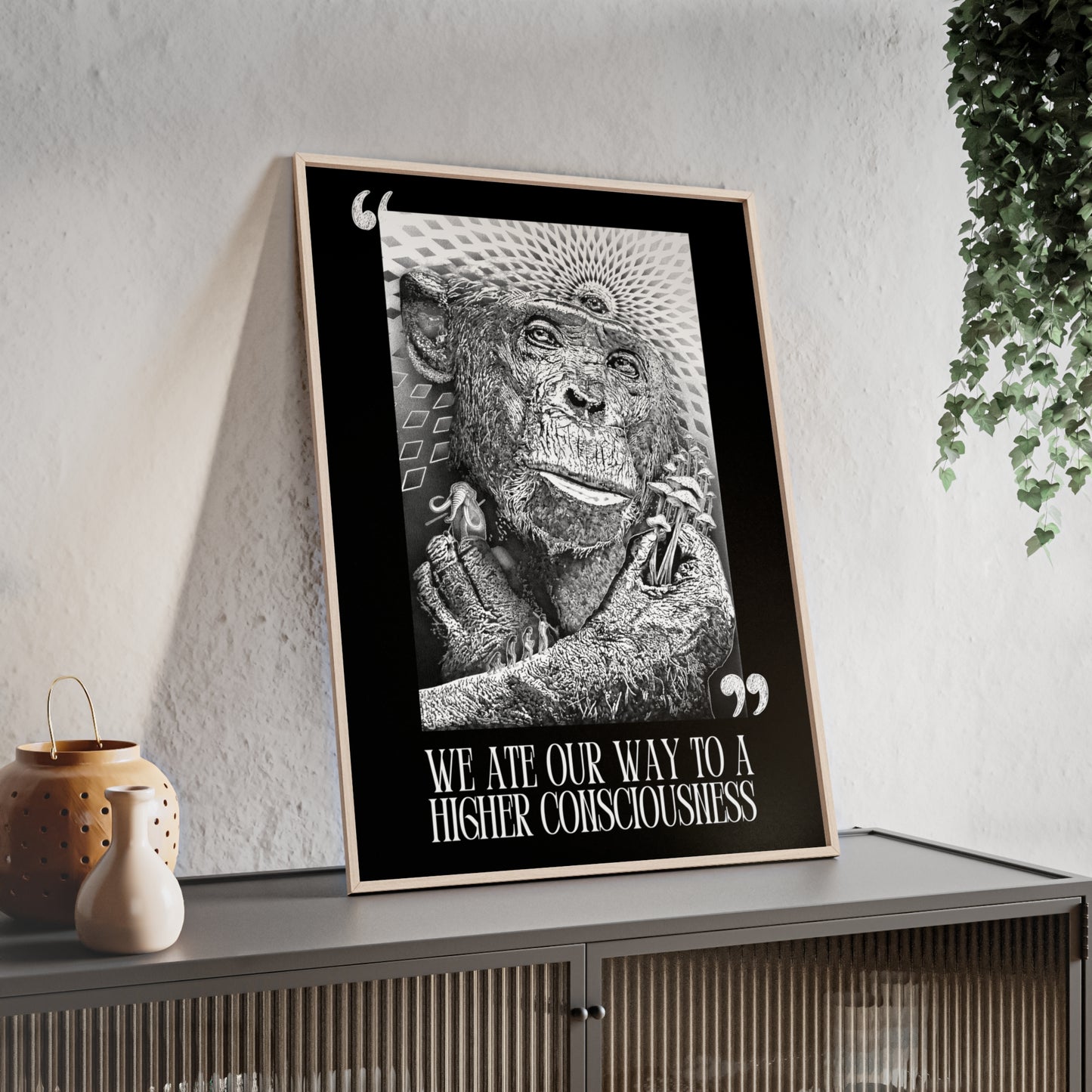 Stoned Ape Framed Poster - A4 to A1