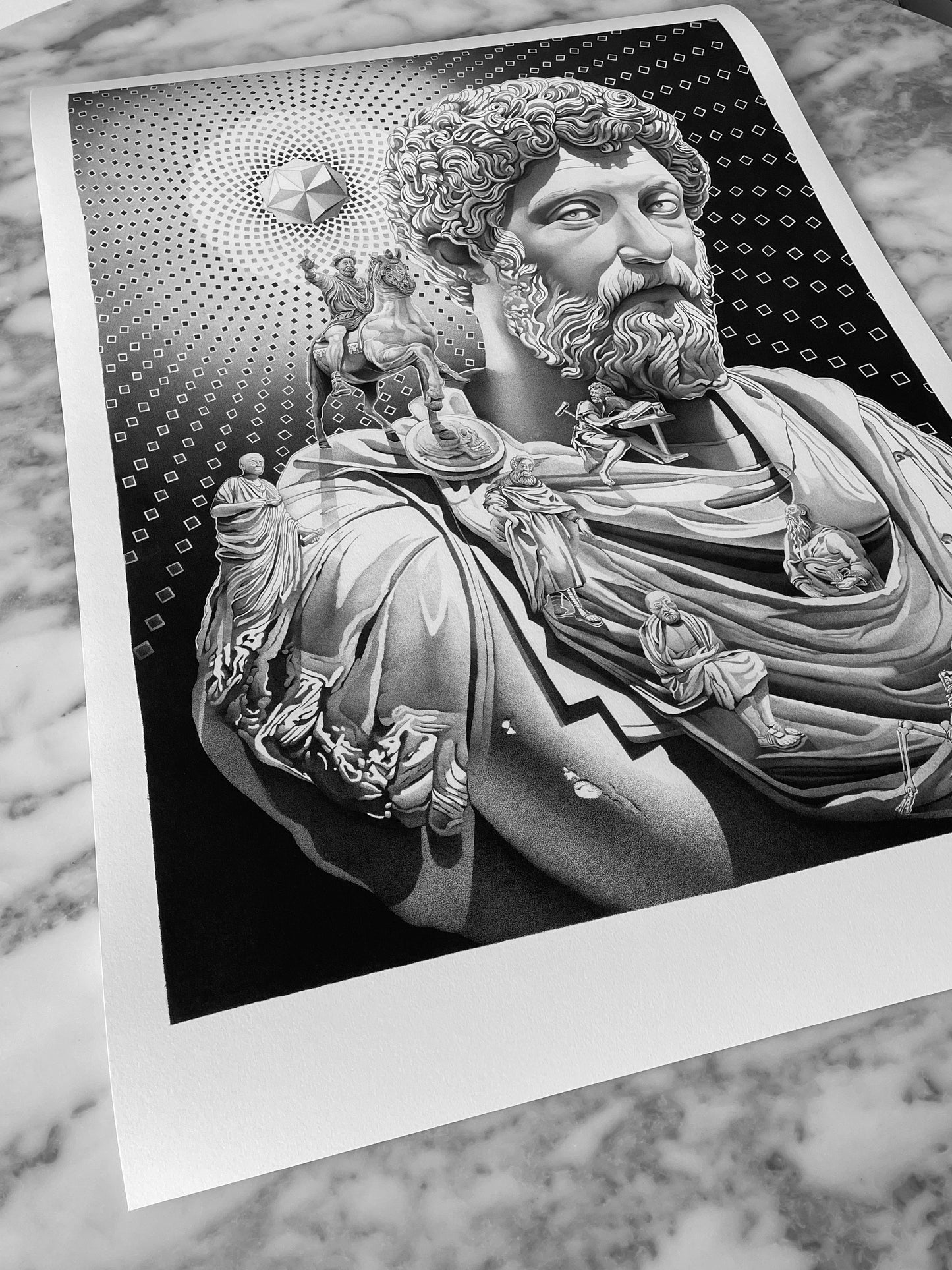 Marcus Aurelius - Fine Art Print - A1