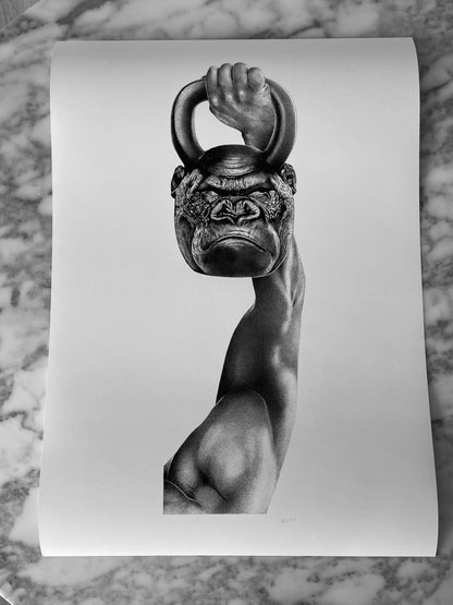 Primal Bell - Fine Art Print - A1