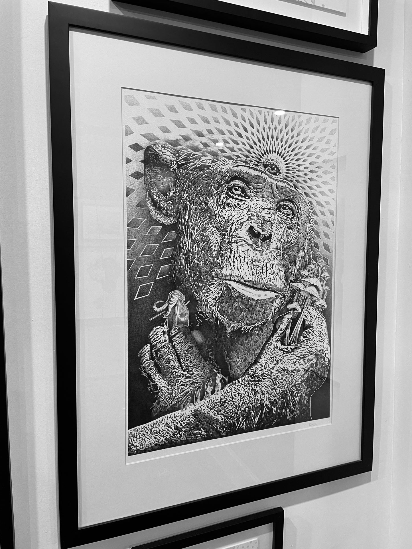 Stoned ape theory - Original artwork