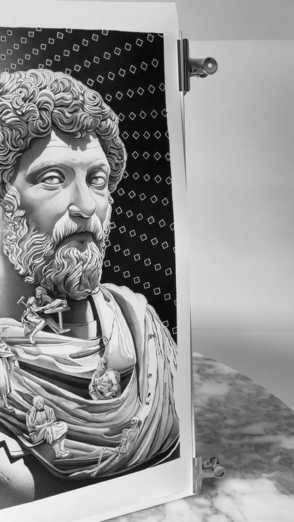 Marcus Aurelius - Fine Art Print - A1